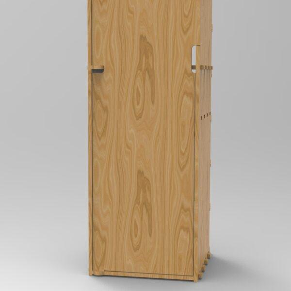 1 door L Storage tall birch ply cupboard Vaeg