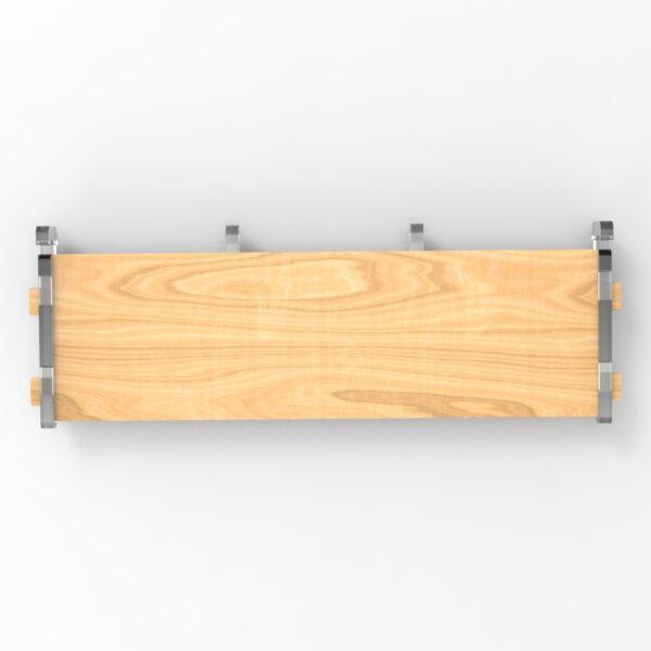250 1x3 plywood storage office shelf top view panel 2