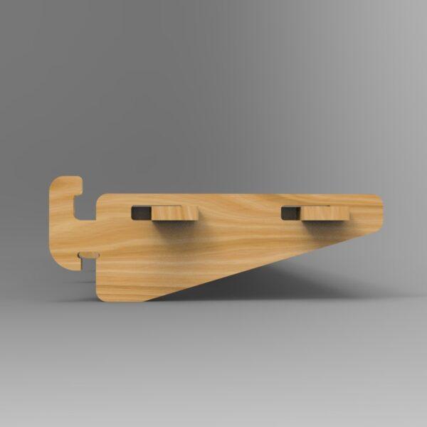 250 1x4 plywood storage office shelf bracket side view