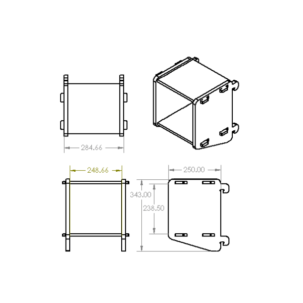 250 2x1 plywood storage office shelf dimentions