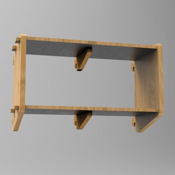 250 2x2 plywood storage office shelf bottom view 2