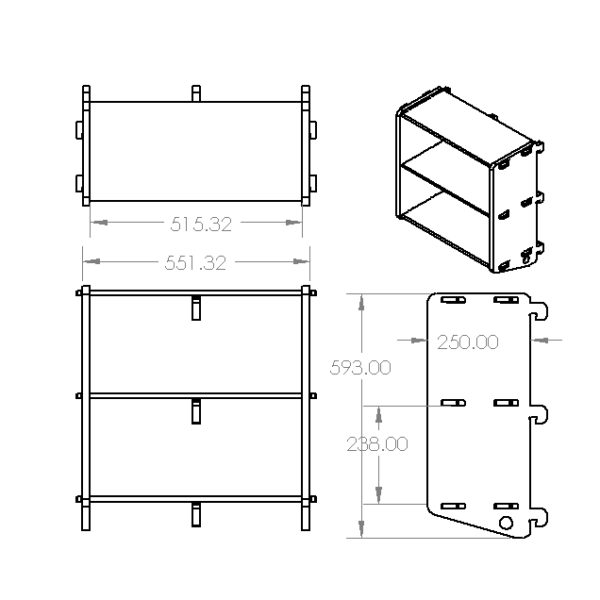 250 3x2 plywood storage office shelf dimentions