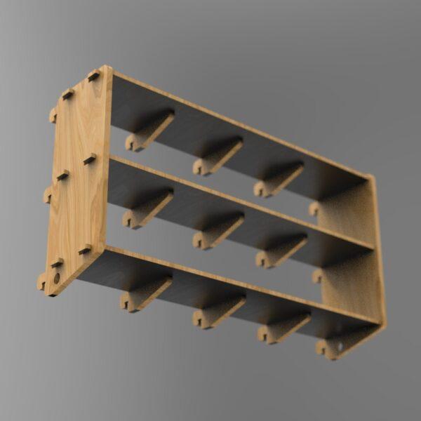 250 3x4 plywood storage office shelf top under view