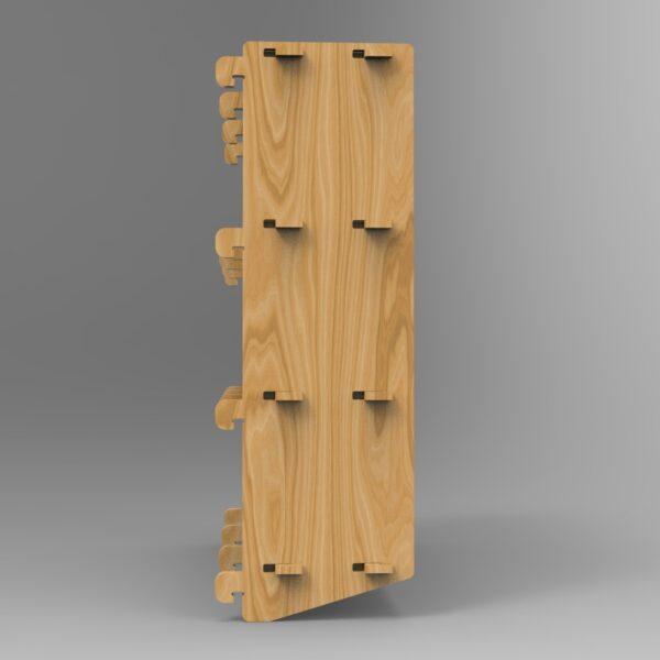 250 4x3 plywood storage office shelf side view