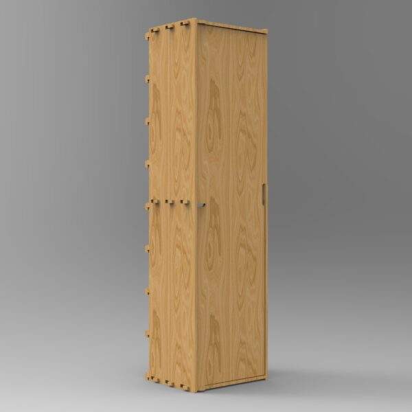 Vaeg 430 stand alone tall storage cupboard plywood with plywood birch or Okoume doors 4