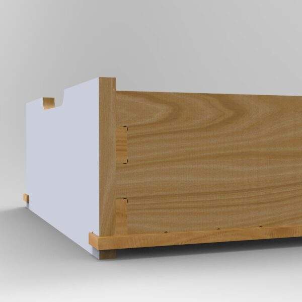 Vaeg plywood draw boxes are simply stronger shown with white front 12