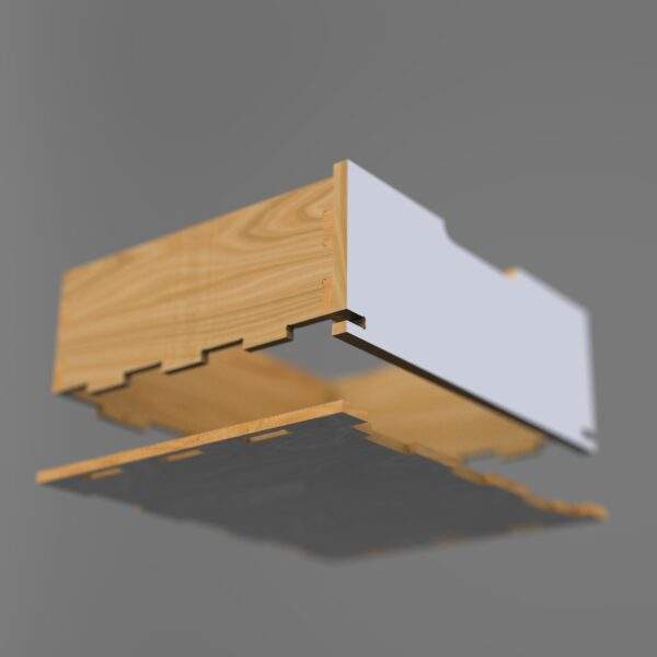 Vaeg plywood draw boxes are simply stronger shown with white front 23
